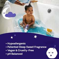 Hello Bello Nighttime Bubble Bath bubbles look soft and long-lasting for bathtime fun