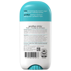 hello Clean and Fresh two-pack back label shows aluminum-free formula