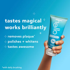 Hello Smiling Shark tube close-up emphasizes natural fruit punch flavor loved by kids.