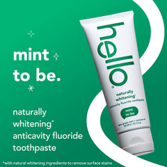 Hello three-tube mint pack on a display shows packaging convenience.