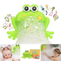 HengGL frog bath bubble toy with LED light for captivating bath time