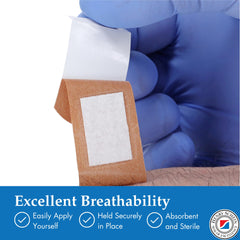 Compact size suits clinics, offices, and home first aid kits