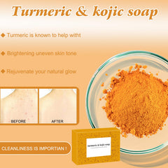 Hepanio turmeric cleansing foam bottle for smooth, rich lather