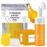 Hepanio turmeric wash and care kit display for gentle daily cleansing