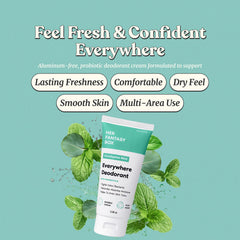 Close-up of invisible cream ready for quick, residue-free application.
