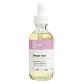 Her Fantasy Box Renew Her bottle pours silky oil for intimate moisture
