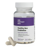 Her Fantasy Box vaginal probiotics bottle supports daily vaginal balance and comfort.