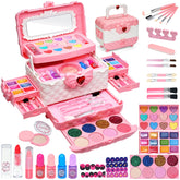 HERAPFANN 57-piece makeup kit contents for immersive pretend play