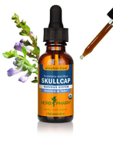 Herb Pharm Skullcap liquid extract bottle front view for nervous system support