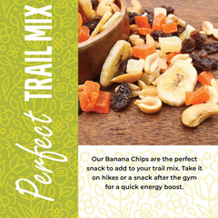 Herbaila banana chips atop oatmeal for natural sweetness and texture.