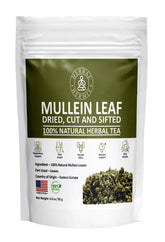 Herbal Hermit mullein leaf tea bag pack for convenient daily use.