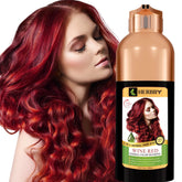 HERBBY gray hair coverage shows natural-looking, even shade.