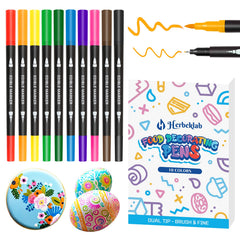 Herbeklab edible markers packaging shown for easy decorating ideas