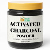 Herbs Botanica Activated Charcoal Bottle Pour for easy DIY skincare and drink mixing.