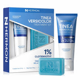 Hermon cream tinea versicolor 2oz close-up showing soothing topical treatment for clearer skin.