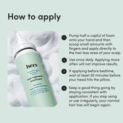 unscented minoxidil foam in pump demonstrates clean formula