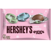 Hershey's extra creamy milk chocolate eggs bag for Easter gifting.