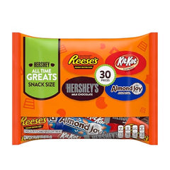 HERSHEY'S Reese's Kit Kat Almond Joy variety on display for versatile snacking.