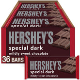 HERSHEY'S Special Dark mildly sweet bars bulk box, ideal for gifting and sharing.