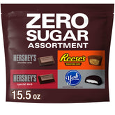 Hershey's zero-sugar variety bag front ready for sharing at gatherings.