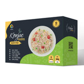 Hethstia Konjac Noodles package shows a low-carb ready-to-eat pasta option