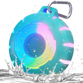 HEYSONG waterproof shower Bluetooth speaker delivering crisp sound in wet environments.