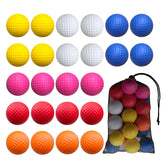HHLZM foam golf balls 24-pack with realistic feel for practice