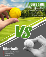HHLZM bright-coloured foam ball for easy visibility on grass