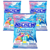HI-CHEW Fantasy Mix Rainbow Sherbet candies, a fruity bite-sized treat for on-the-go snacking.