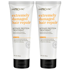 Hi-Pro-Pac Hair Mask jar designed for extremely damaged hair, with deep conditioning benefits