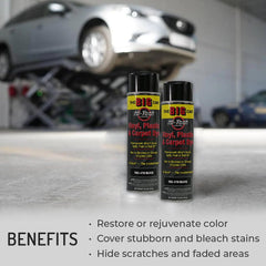 HI-TECH cover fades and stains on carpet, fabric, and vinyl surfaces