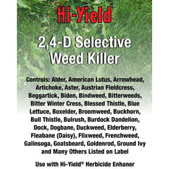 Hi-Yield 21416 application image illustrating versatile use in lawns and pastures.