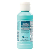 Hibiclens bottle pour illustrating immediate antimicrobial cleansing for skin