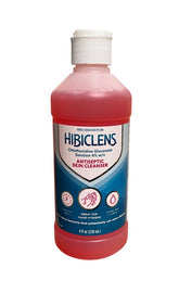 Hibiclens Liquid 8 oz bottle front view for skin cleansing.