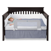 Hiccapop convertible crib bed rail with anchor clamps for secure fit