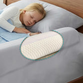 Hiccapop toddler bed rail bumper offers cushioned barrier protection for restless sleepers.