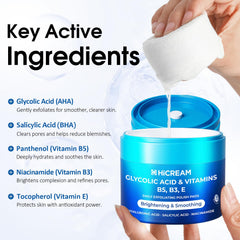 Hicream Pore Care Toner Pads application demonstrating targeted cleansing