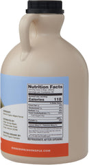 Hidden Springs Maple Organic Vermont syrup label with VOF certification signals trusted organic quality.
