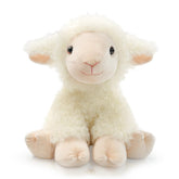 Hideekoog plush lamb sitting toy, a cuddly bedtime companion for kids