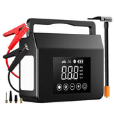 Hieha jump starter front view showing compact design for on-the-go power.