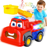Hieoby interactive fire truck in patrolling mode for active toddlers