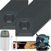 Hifree 25-piece vacuum bag kit front view showing large storage for filaments.