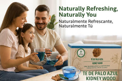 High Supreme Palo Azul infusion showing a clear blue hue
