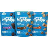 HighKey Cookies Variety Pack hero image: sugar-free keto-friendly snacks.