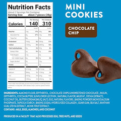 HighKey Cookies back view detailing net carb information and ingredients