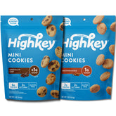 HighKey Sugar Free Cookies Variety 2-Pack on a clean surface, keto-friendly treat.