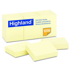 Highland 6539YW notes on desk, 36-pack for organized planning and quick references