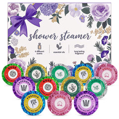 HiHas 12pcs aromatherapy shower steamers gift set for home spa