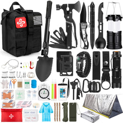 HIHEGD Survival Kit bag ready for outdoor readiness.