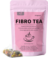 Hiherbs Fibro Tea bottle for a calming daily ritual and balanced wellness.